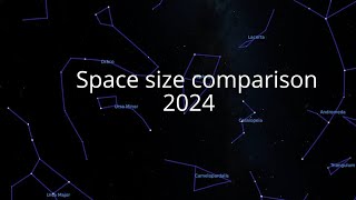 Space size comparison – From Mimas to the largest known star [upl. by Yedok716]