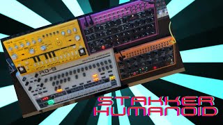 HUMANOID  STAKKER HUMANOID  Live Minimal Acid Techno Remix  Behringer RD9 TD3 Crave amp Edge [upl. by Ylebmik]