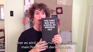 Buchtrailer  Miranda July »Der erste fiese Typ« [upl. by Bohi]