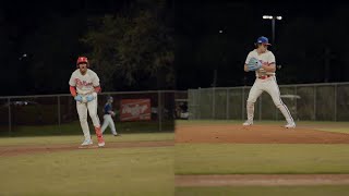 Day 1 of WWBA Jupiter  Phillies Scout Team Vs Trosky National upper class [upl. by Adnolat]