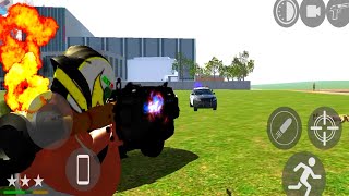 Real Man Fire Attack Bumb Blast Police Car  Android Gameplay  Tiger Gameplay [upl. by Oina]