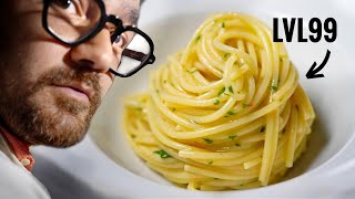 Italian MasterChef CHANGED MY WORLD With “Simple” Pasta Aglio e Olio by Luciano Monosilio [upl. by Peters351]