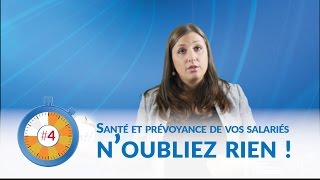 Episode 4  Santé et prévoyance de vos salariés noubliez rien [upl. by Alekahs]