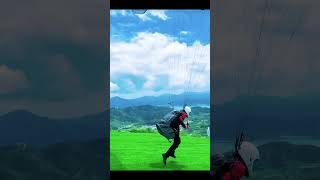 Sky driving 🪂shortvideo shortvideo pubgmobile shorts amazing earth bgmi pubgm shortvideo [upl. by Jerol]