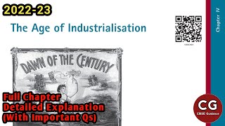 The Age of Industrialisation Chapter 4 Class 10 History [upl. by Nastassia]