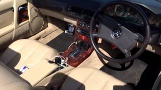 1990 MERCEDES BENZ 300SL R129 CLASSIC CAR [upl. by Joelly]