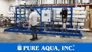 Industrial Reverse Osmosis Systems  Louisiana USA  1300000 GPD  wwwpureaquacom [upl. by Anitsrihc36]