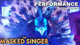 Ep 2 Donny Osmond Sings quotThe Greatest Showquot by Viva Las Vegas  The Masked Singer  Season 8 [upl. by Haet623]