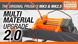 Original Prusa i3 Multi Material upgrade 20  RELEASE [upl. by Llarret]