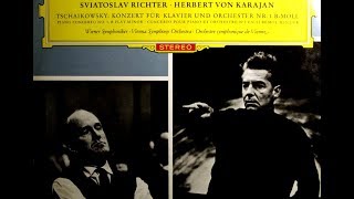 Tchaikovsky  Richter  Von Karajan 1962 Piano Concerto No 1 in Bflat minor Op 23 [upl. by Farris]