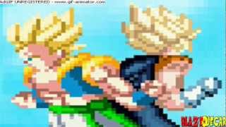 DBAF GOTENKS VS VEGITO PARTE 1 [upl. by Aerdnaeel]