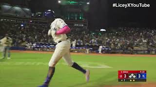 Leones del Escogido Vs Tigres del Licey  RESUMEN [upl. by Tutt]