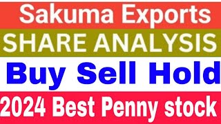 SAKUMA EXPORT hare latest newssakuma exports share analysissakuma exports share Target [upl. by Aremat]