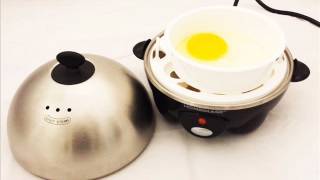 Electric 7 Egg Cooker and Poacher with Stainless Steel Tray amp Lid  HI70AS Perfect Egg Cooker [upl. by Enisaj]