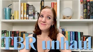 Why Bother  Clearing Out My TBR  Unhaul [upl. by Cristiano514]