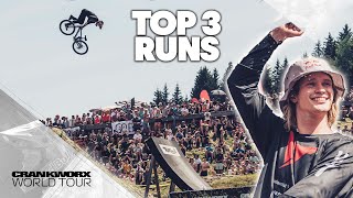 Record Breaking Slopestyle MTB  Top 3 Runs at Crankworx Innsbruck 2022 [upl. by Millian]