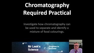 15 Chromatography Required Practical AQA GCSE Chemistry [upl. by Wesle204]