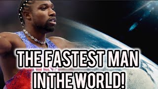 Noah Lyles Olympic 100m Champion amp Fastest Man In The World [upl. by Aikmat]