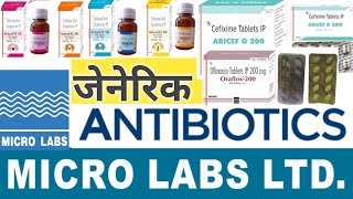 GENERIC ANTIBIOTICS BY MICRO LABS MEDICINE BRANDS IN INDIAN MARKET antibiotics medicine generic [upl. by Ahsaetan377]