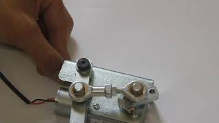 DIY linear actuator 12V 8 RPM reciprocating motor hubkolbenmotor reciprocating engine motor [upl. by Inaja]