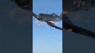 An F4U1D Corsair shows the power of its six 50 caliber Browning machine guns [upl. by Shira356]