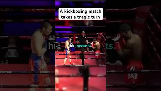 A kickboxing match takes a tragic turn ufc mma boxing [upl. by Anitsirhc]