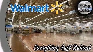 Exploring Inside Abandoned Walmart [upl. by Refiffej]