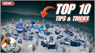 TOP 10 NEW TIPS amp TRICKS IN NEW WINTER MODE UPDATE 35 IN BGMI  UPDATE 35  Mew2 [upl. by Bakerman]