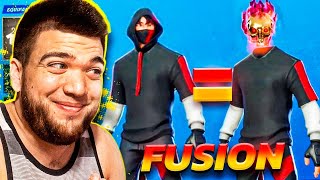 TRUCO para FUSIONAR SKINS en FORTNITE 🔥 [upl. by Eytak]