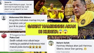 komentar fans sepakbola Malaysia atas berita hamidin yang akan di kudeta [upl. by Paolina984]