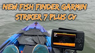 FIRST TIME USING A FISH FINDER GARMIN STRIKER 7 PLUS CV [upl. by Anele966]