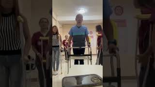 How to use cane crutches and walker  Assistive devices  Caregiver trainees [upl. by Callan466]