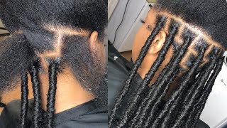 Cant braid Try BRAIDLESS Faux Locs The easiest faux locs tutorial for beginners  Outre hair [upl. by Ahsercel]