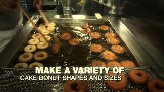 Making Donuts with Belshaw Open Kettle Fryers [upl. by Einna]