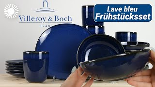 Villeroy amp Boch Lave bleu Frühstücksset  Hertie [upl. by Randal]