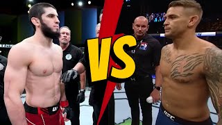 Islam Makhachev vs Dustin Poirier  Critical Knockout Fight [upl. by Rodman]