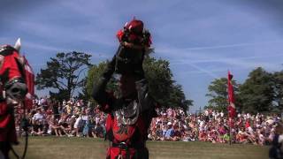 Jousting  Hever Castle  Sir Jasper [upl. by Eruot]