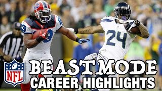 Marshawn Lynch quotBeast Modequot Career Highlights  NFL [upl. by Ahseinet592]