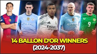 Predicting the next 14 Ballon dOr winners 20242037 [upl. by Sasnett]