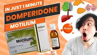 Domperidone  Motilium  All you need to know in 1 Minute [upl. by Mapel]