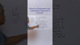 What is a Commutator and Commutator Subgroup of a Group [upl. by Aisereht962]