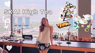 SKAI High Tea Review at Swissôtel The Stamford Singapore  ExploringSingapore [upl. by Sueddaht951]