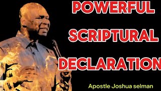 quotUnlock Divine Power Through Bold Scriptural Declarationsquot  APOSTLE JOSHUA SELMAN  DIVINE FAVOR [upl. by Nnawtna]