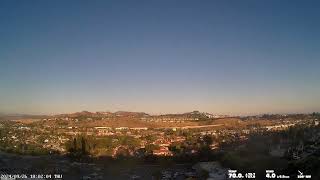 Capistrano Valley 20240926 Full Day WeatherCam Timelapse  Orange County California [upl. by Reltuc]