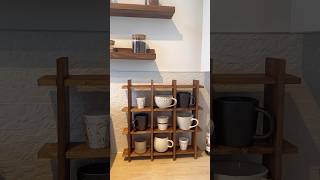 DIY  Armoire à tasses 🪵 tasse mug diy bois cuisine deco [upl. by Tome]