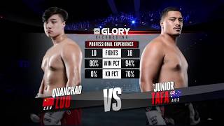 GLORY 46 Guangzhou Quanchao Luo vs Junior Tafa  FULL FIGHT [upl. by Yaner]