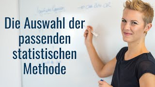 Die Auswahl der passenden statistischen Methode [upl. by Amathist]