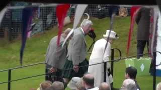 Braemar Highland Games 2014  The Queens arrival [upl. by Hescock]