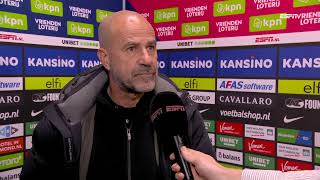 Bosz quotIk was allang naar huis gegaan als ik op nu de tribune zatquot  AZ 12 PSV  azpsv [upl. by Osithe498]