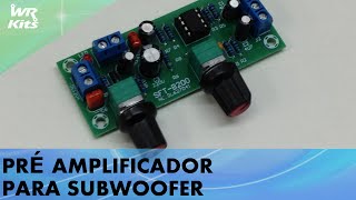 PRÉ AMPLIFICADOR PARA SUBWOOFER [upl. by Refinnaj]